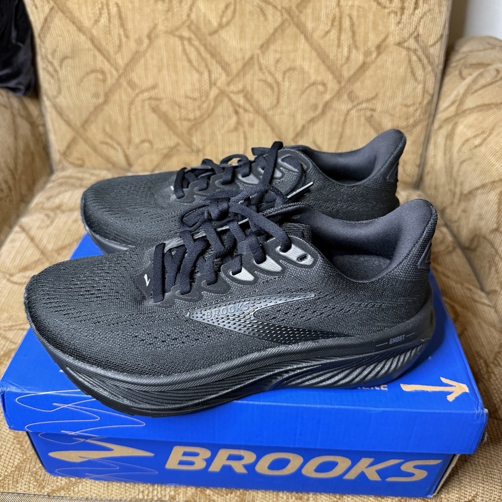Brooks Ghost 17 Women's Size 6 2E (Extra Wide)‎ Running Shoes Black New